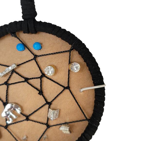 Charlotte Dreamcatcher Earring Set 5 Studs + Owl Dangles Boho Festival NWT - Picture 8 of 11